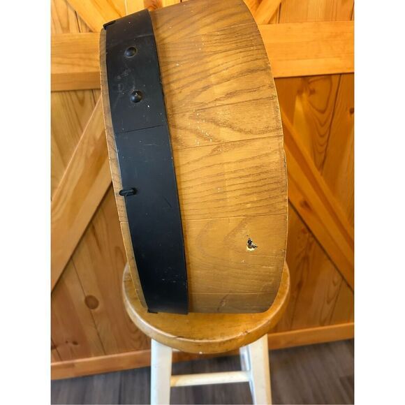 Vintage Miller Lite A FINE PILSNER BEER Barrel End Round Sign 18x18. Bar-mancave - Picture 4 of 9